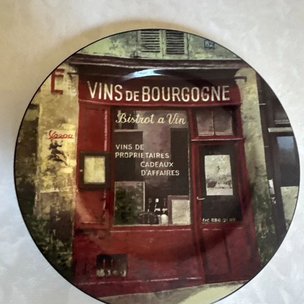 Livres Sakura French Bistro Plate By Chiu Tak Hak Art In Motion